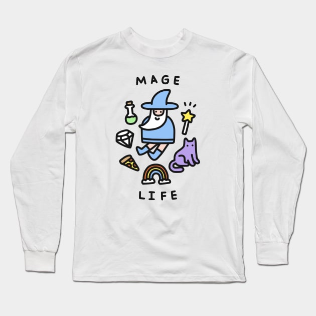 Mage Life Long Sleeve T-Shirt by obinsun